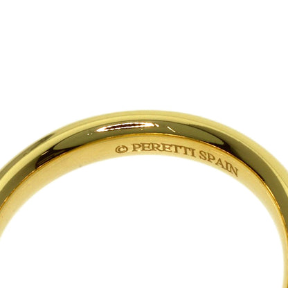 TIFFANY&Co. Curved Band Diamond Ring K18 Yellow Gold Ladies [Used]
