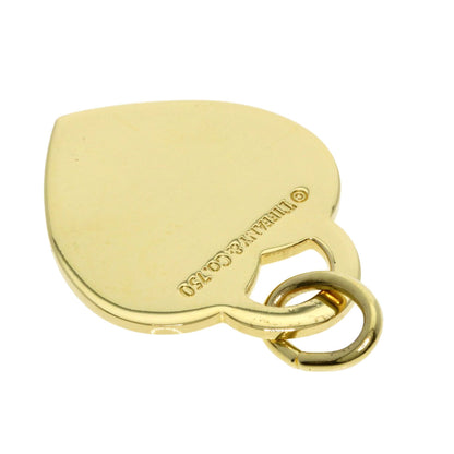 TIFFANY&Co. Return to heart Pendant top K18 Yellow Gold Ladies [Used]
