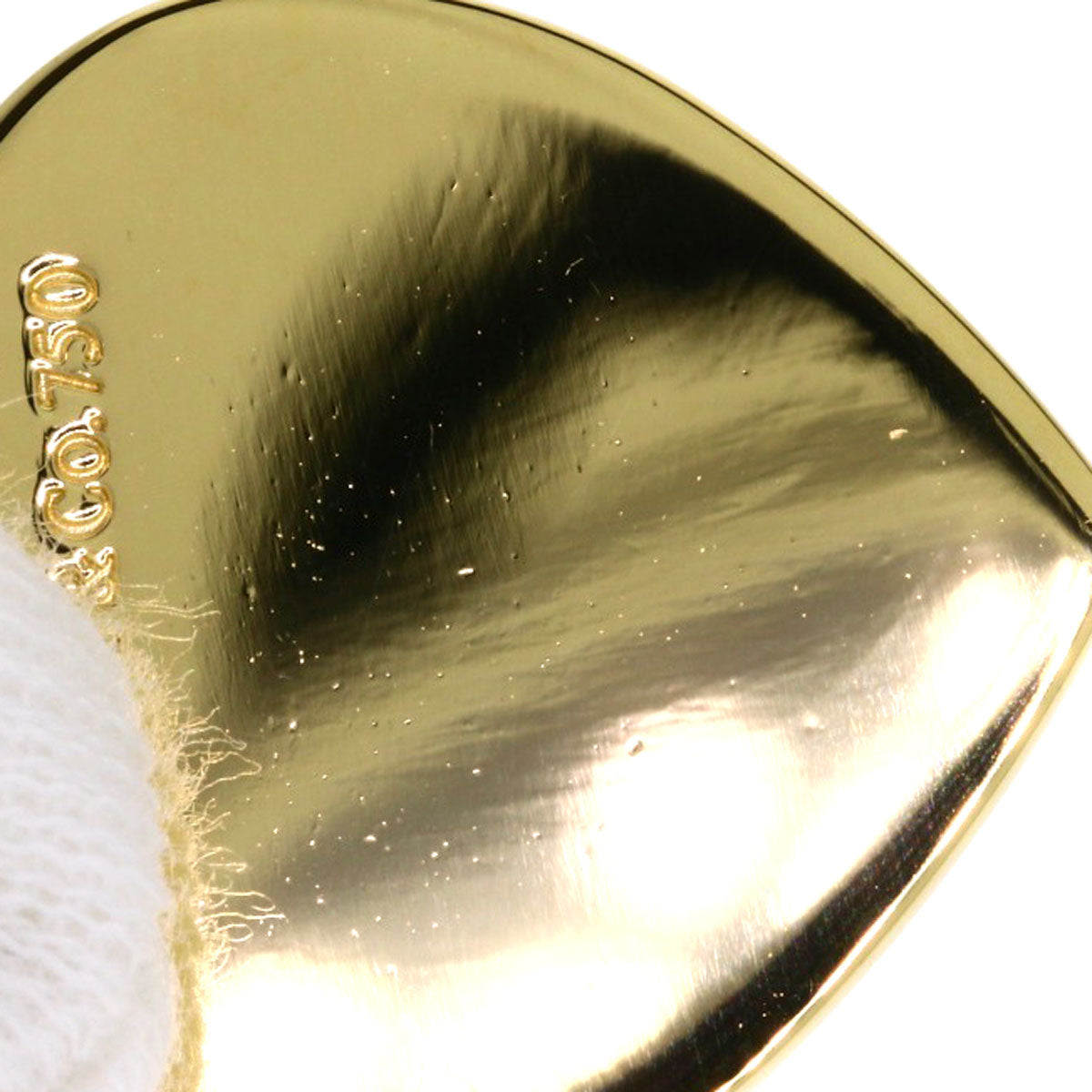 TIFFANY&Co. Return to heart Pendant top K18 Yellow Gold Ladies [Used]