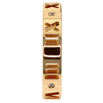 TIFFANY&Co. Pierce Door Truss 4P Diamond Ring K18 Yellow Gold Ladies [Used]