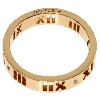 TIFFANY&Co. Pierce Door Truss 4P Diamond Ring K18 Yellow Gold Ladies [Used]