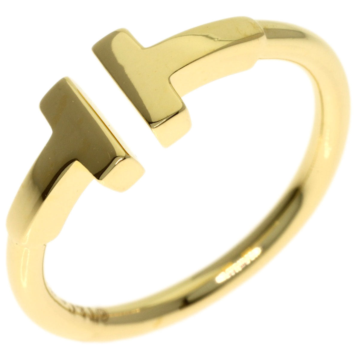 TIFFANY&Co. TWire Ring K18 Yellow Gold Ladies [Used]