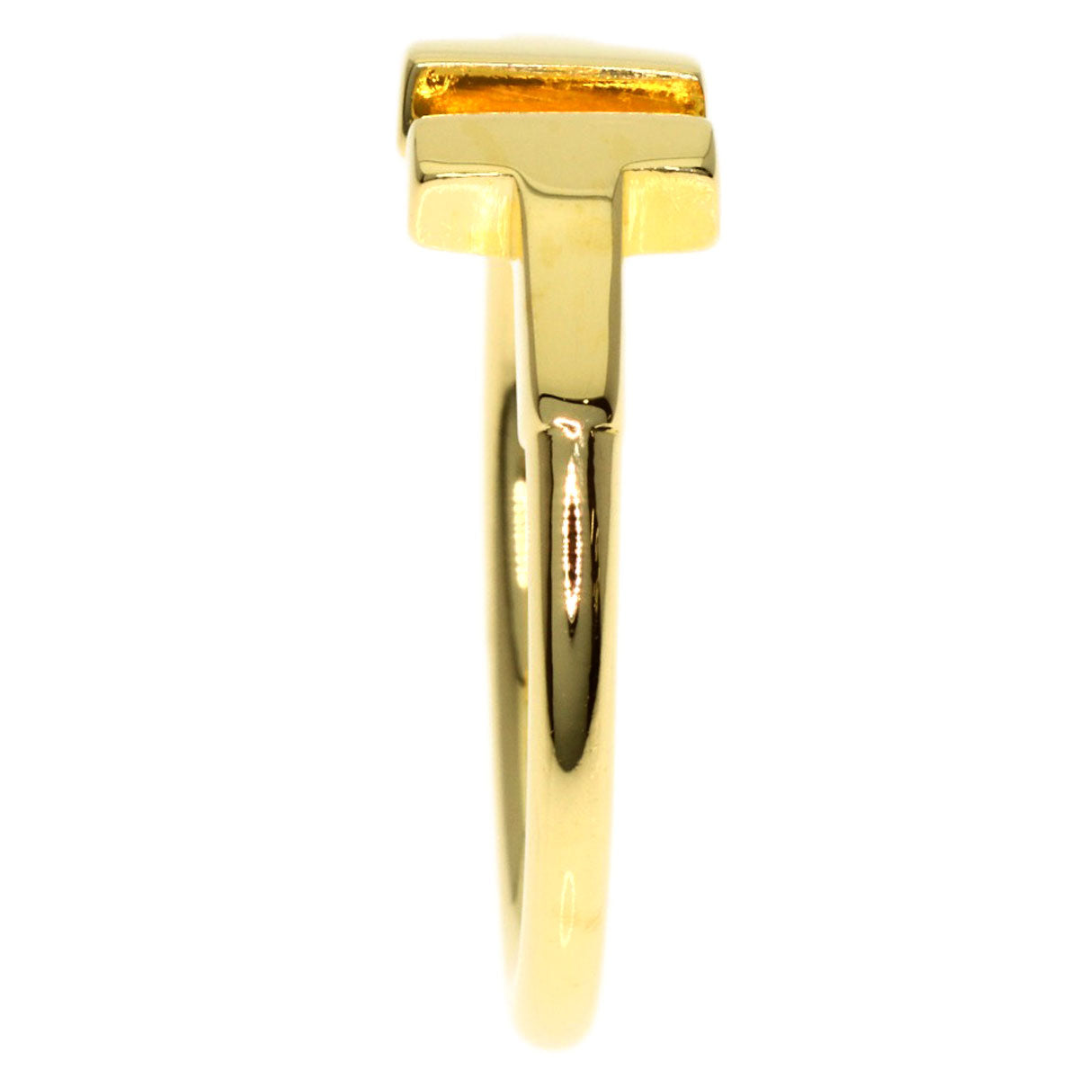 TIFFANY&Co. TWire Ring K18 Yellow Gold Ladies [Used]