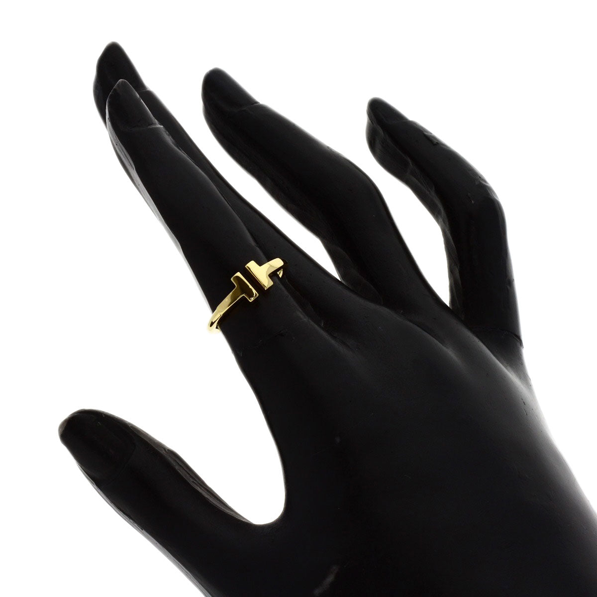 TIFFANY&Co. TWire Ring K18 Yellow Gold Ladies [Used]