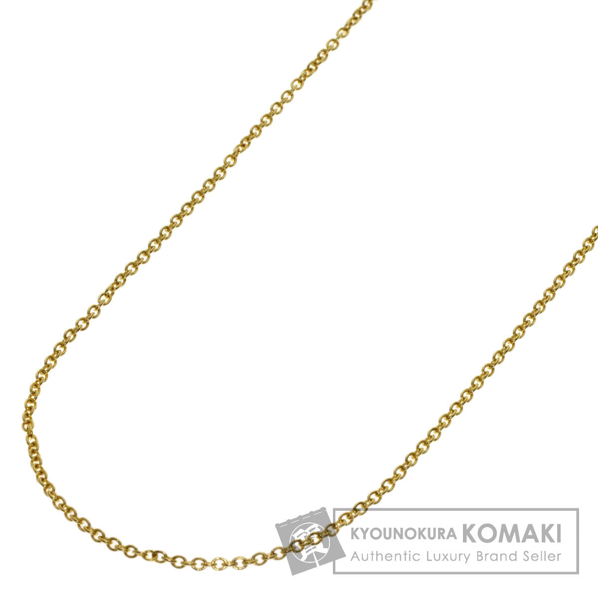 TIFFANY&Co. Chain 17.7" Necklace K18 Yellow Gold Ladies [Used]