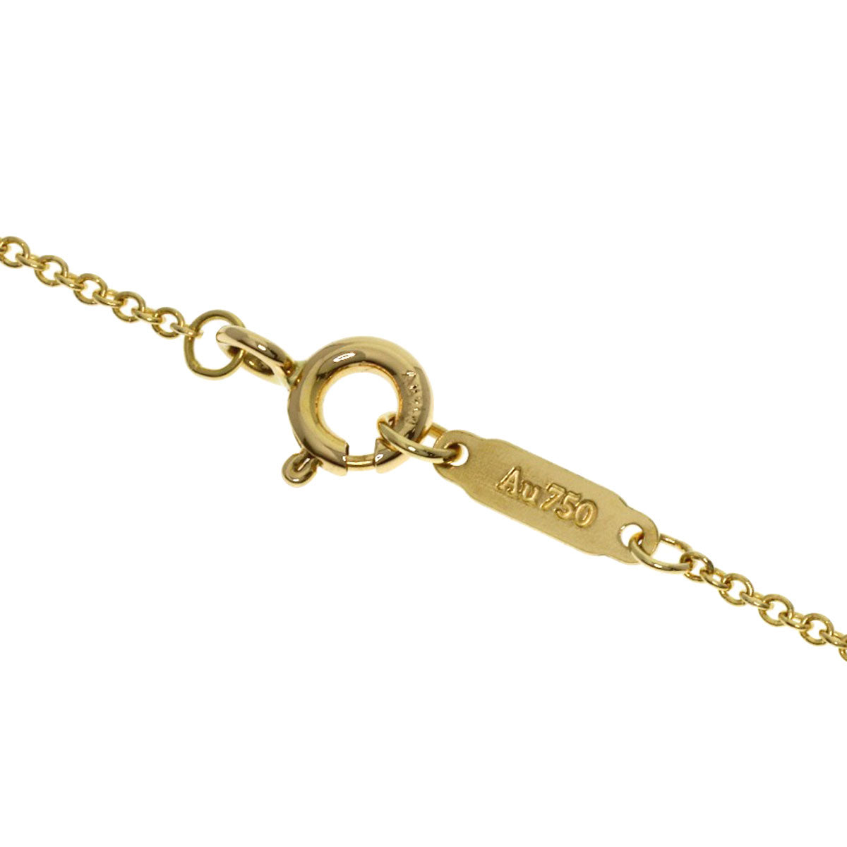 TIFFANY&Co. Chain 17.7" Necklace K18 Yellow Gold Ladies [Used]