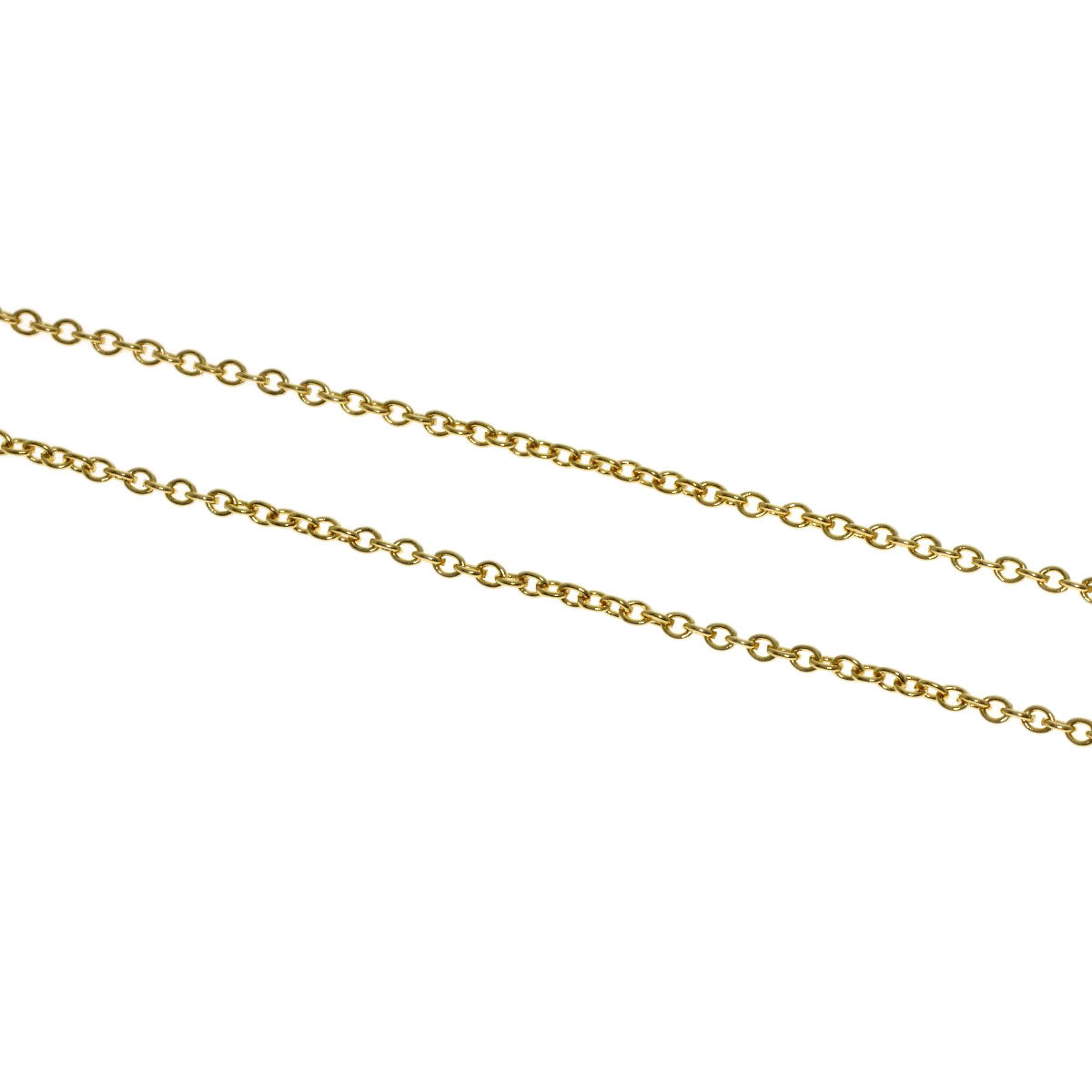 TIFFANY&Co. Chain 15.9" Necklace K18 Yellow Gold Ladies [Used]