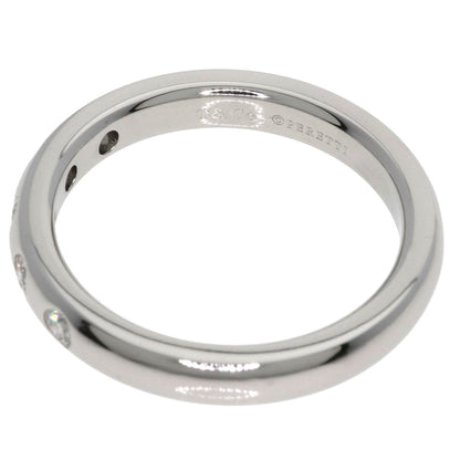 TIFFANY&Co. Stacking Bands 5P Diamond Ring Platinum PT950 Ladies [Used]