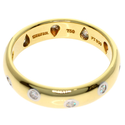 TIFFANY&Co. Dots Diamond Ring K18 Yellow Gold PT950Ladies [Used]