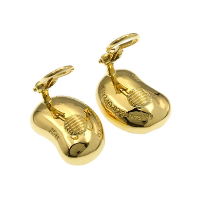TIFFANY&Co. Bean Earring K18 Yellow Gold Ladies [Used]