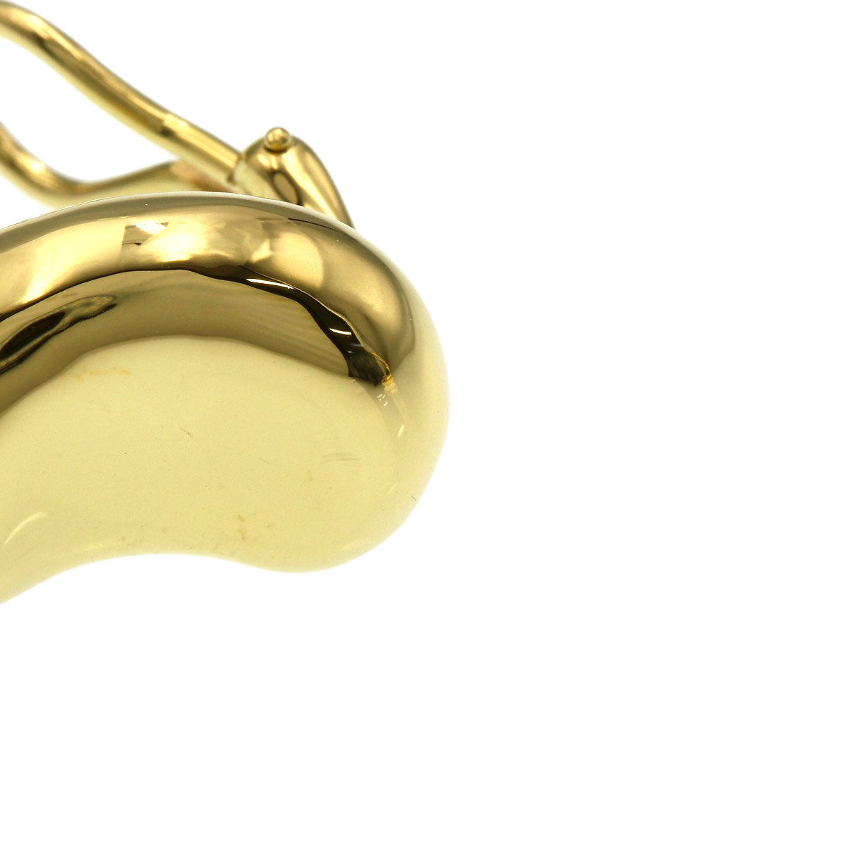 TIFFANY&Co. Bean Earring K18 Yellow Gold Ladies [Used]