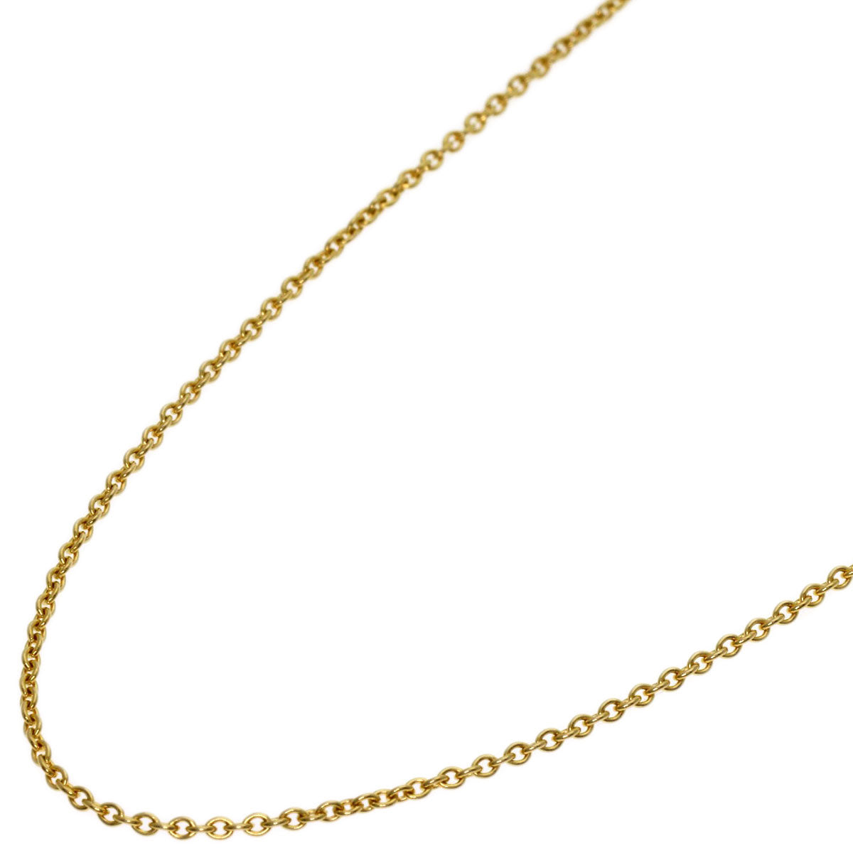 TIFFANY&Co. Chain 15.9" Necklace K18 Yellow Gold Ladies [Used]