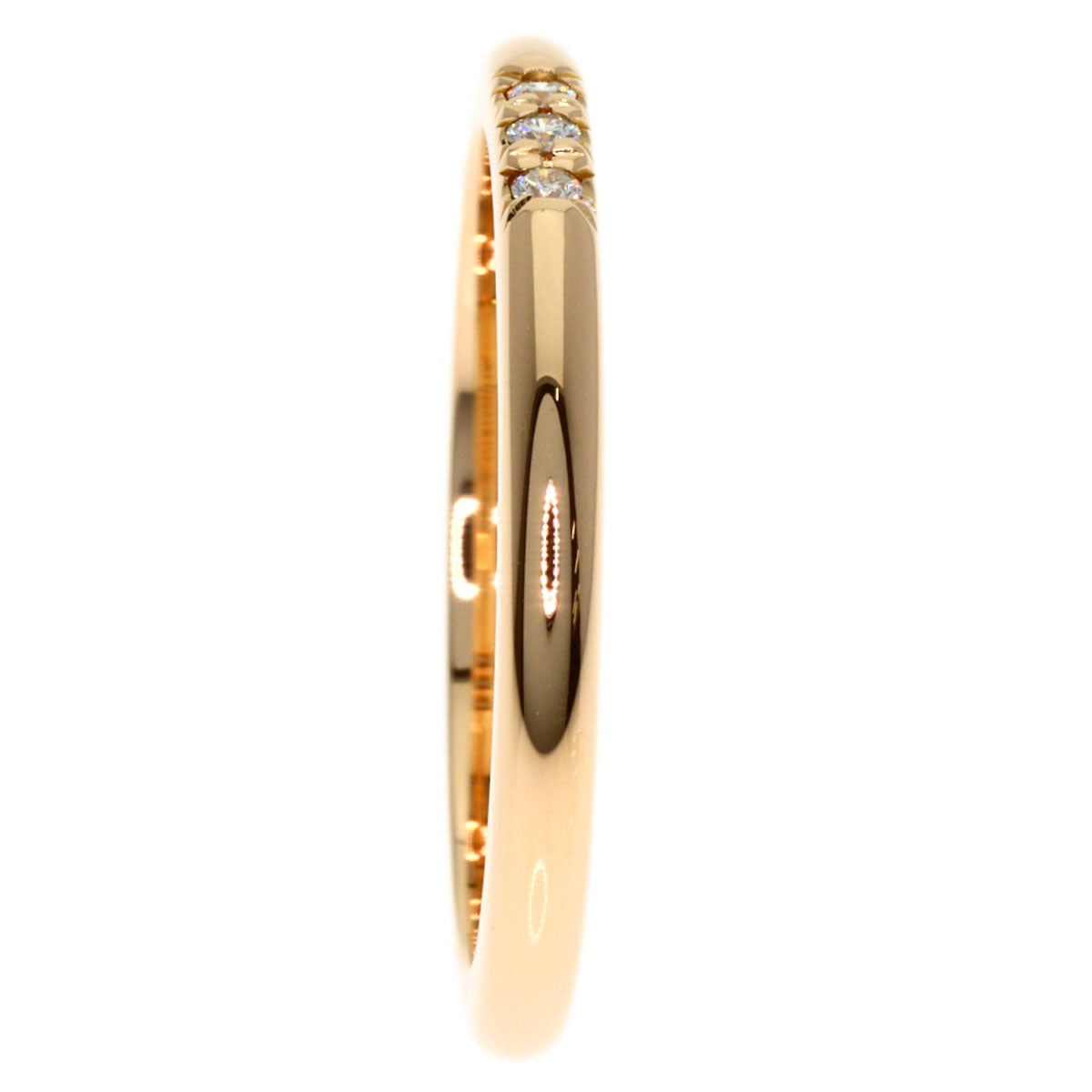 TIFFANY&Co. Forever Diamond Ring K18 Pink Gold Ladies [Used]