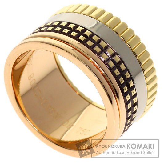 Boucheron Quatre Classic Large #52 Ring K18 Yellow Gold 18K Pink GoldLadies [Used]
