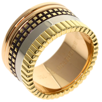 Boucheron Quatre Classic Large #52 Ring K18 Yellow Gold 18K Pink GoldLadies [Used]
