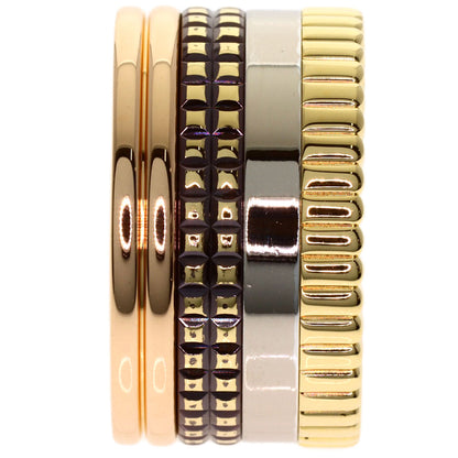 Boucheron Quatre Classic Large #52 Ring K18 Yellow Gold 18K Pink GoldLadies [Used]