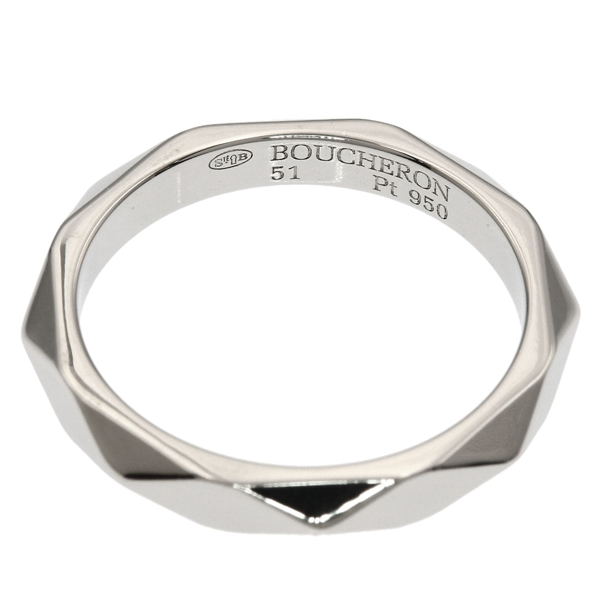 Boucheron Facet #51 Ring Platinum PT950 Ladies [Used]