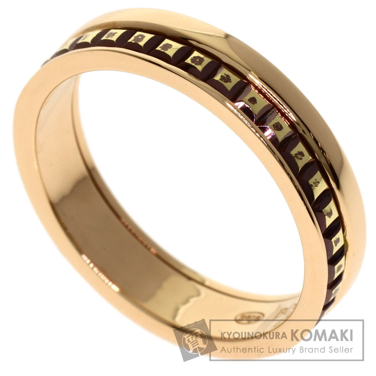 Boucheron Quatre Classic Small #48 Ring K18 Pink Gold Ladies [Used]