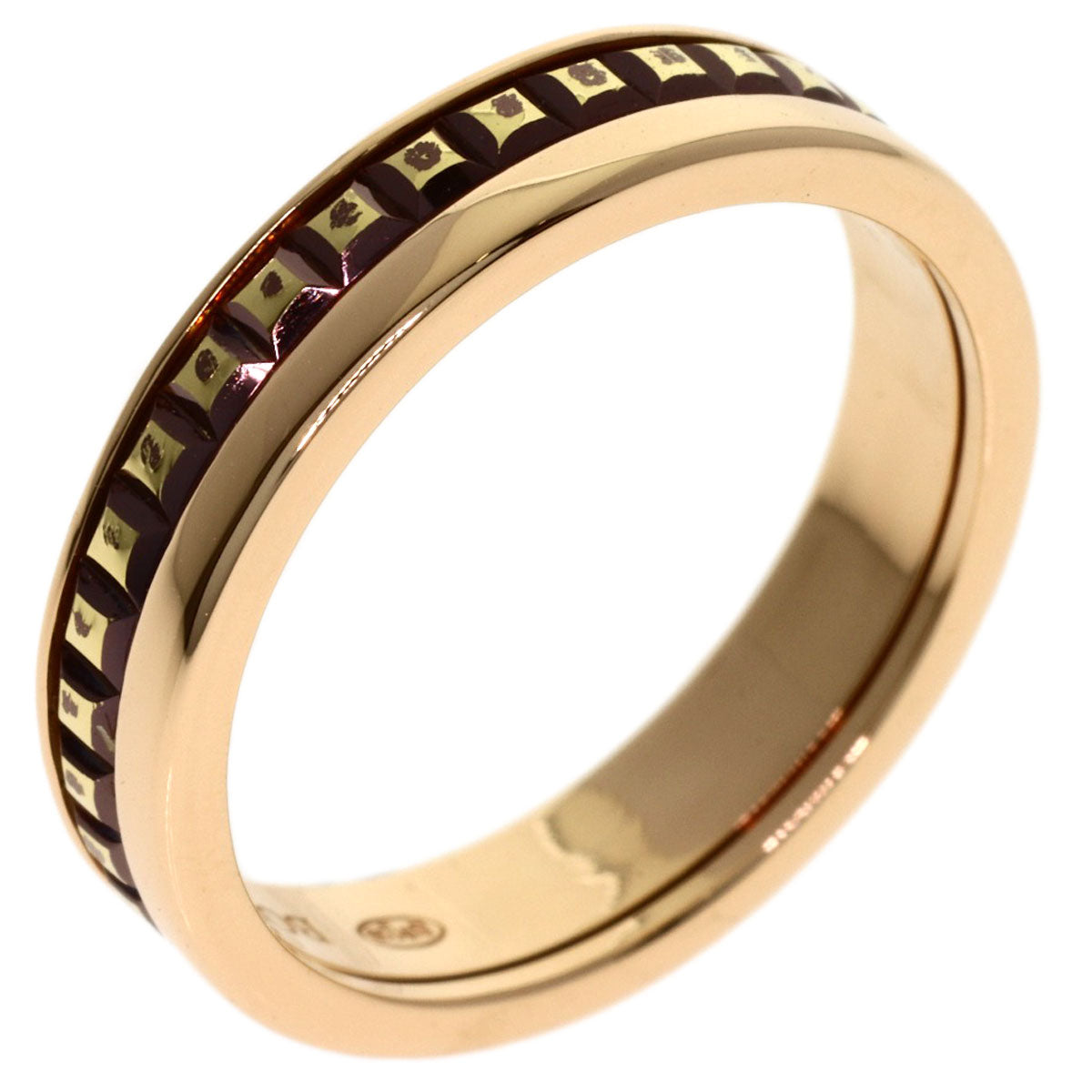 Boucheron Quatre Classic Small #48 Ring K18 Pink Gold Ladies [Used]