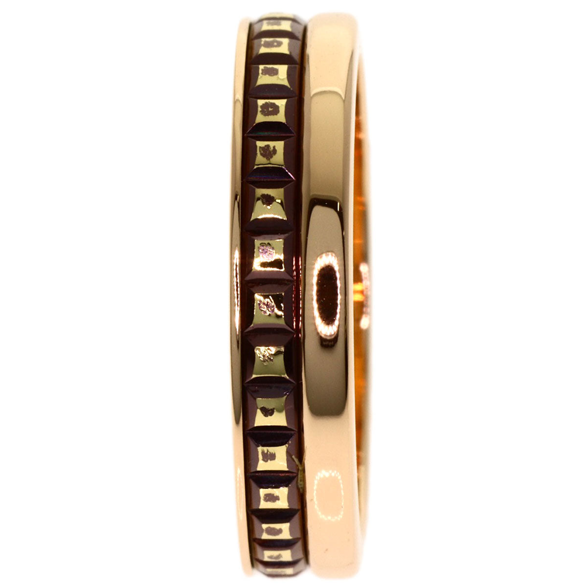 Boucheron Quatre Classic Small #48 Ring K18 Pink Gold Ladies [Used]