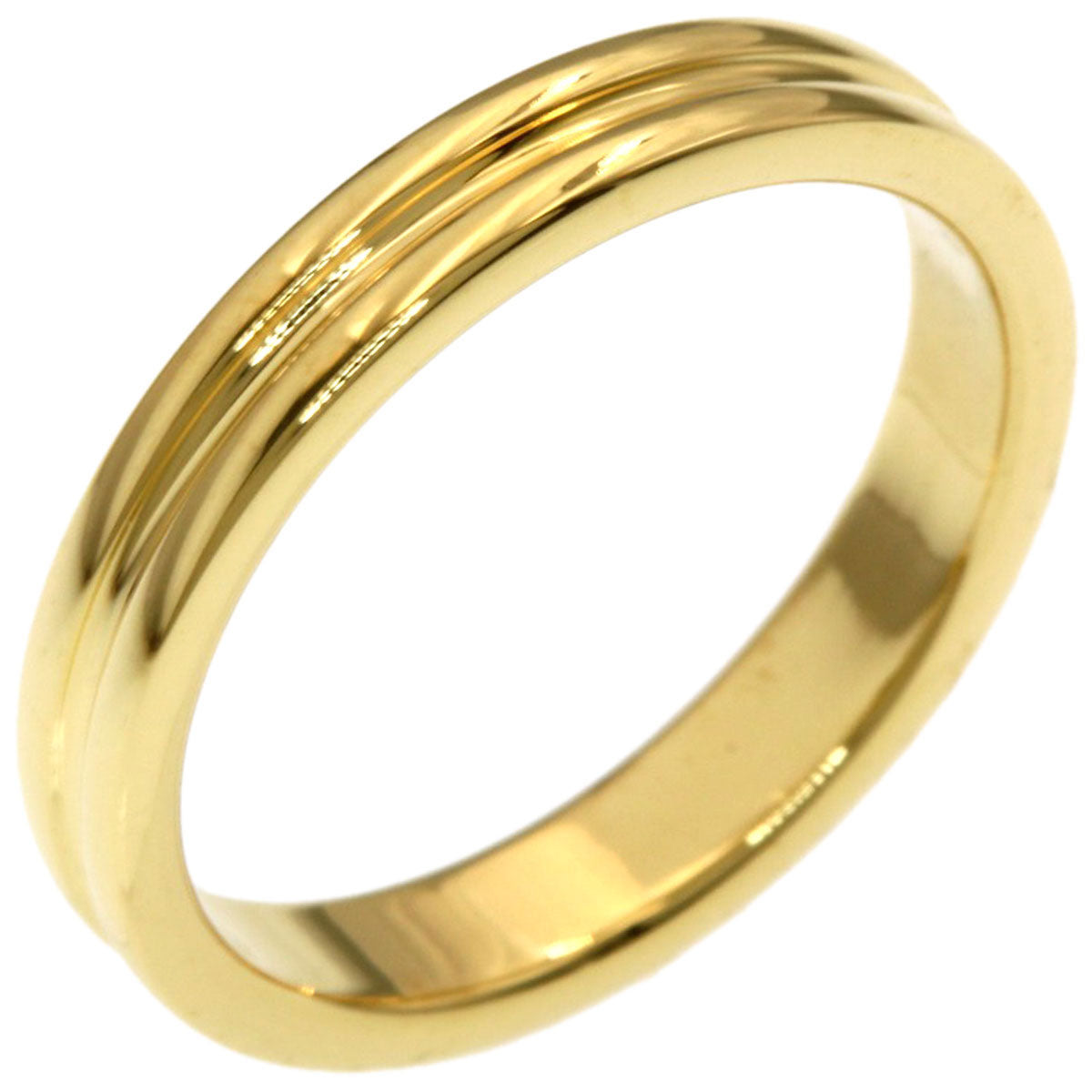 Boucheron Godron Ring K18 Yellow Gold Ladies [Used]