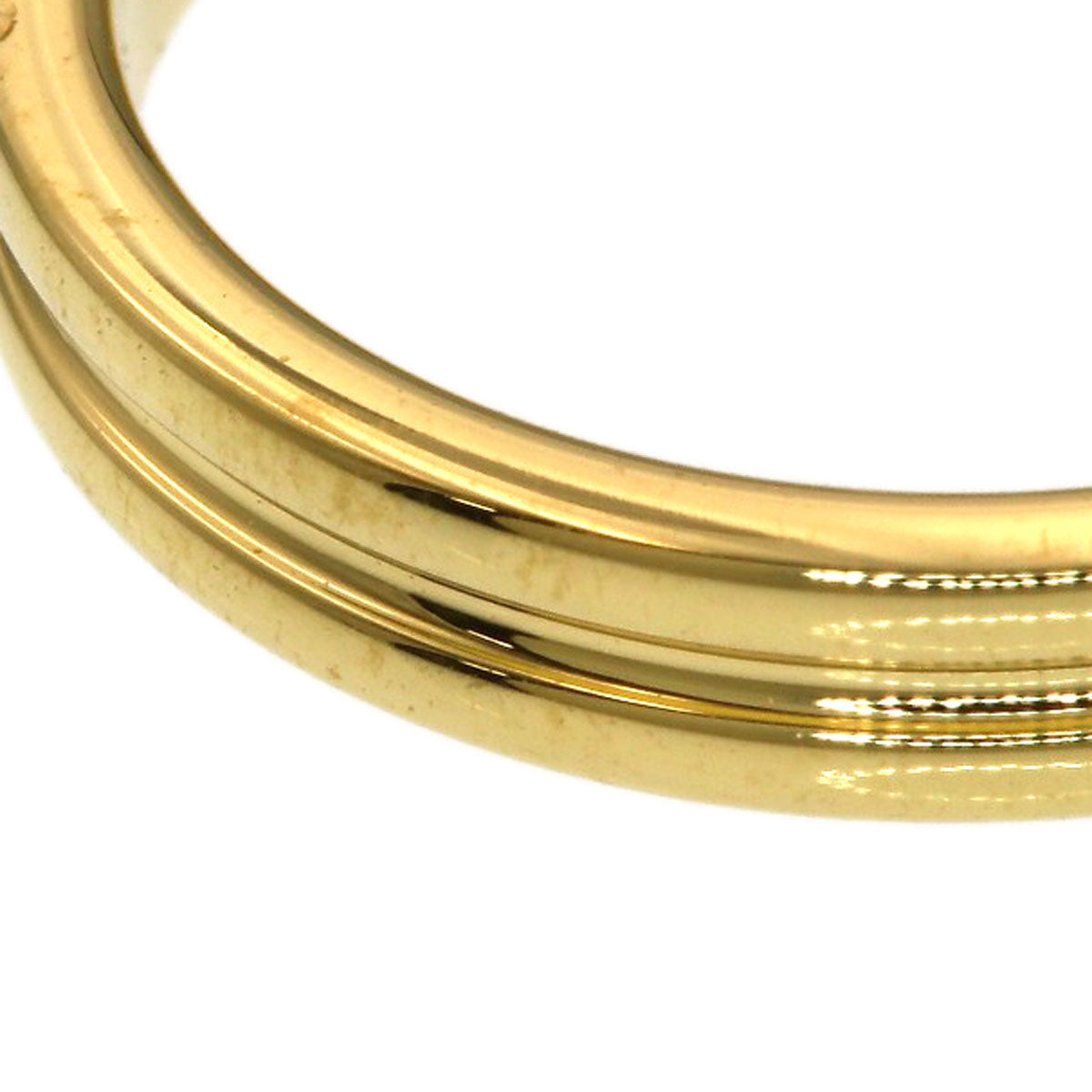 Boucheron Godron Ring K18 Yellow Gold Ladies [Used]