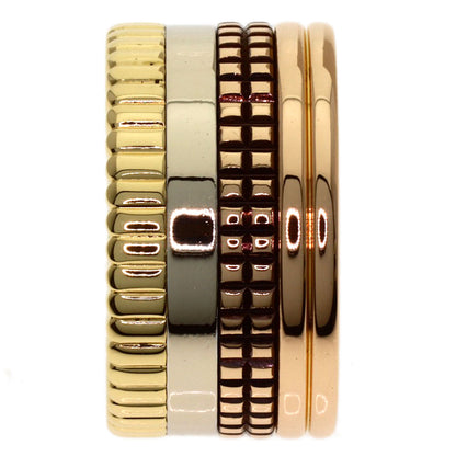 Boucheron Quatre Classic Large #54 Ring K18 Yellow Gold K18 White GoldLadies [Used]