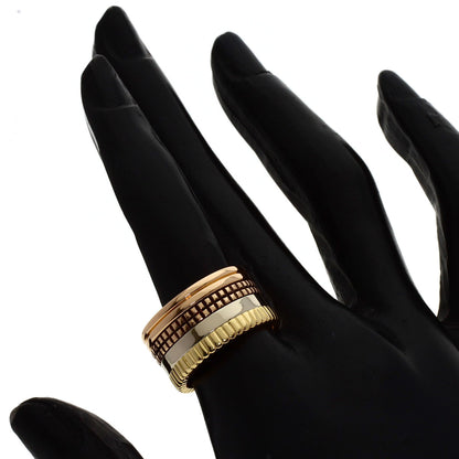 Boucheron Quatre Classic Large #54 Ring K18 Yellow Gold K18 White GoldLadies [Used]
