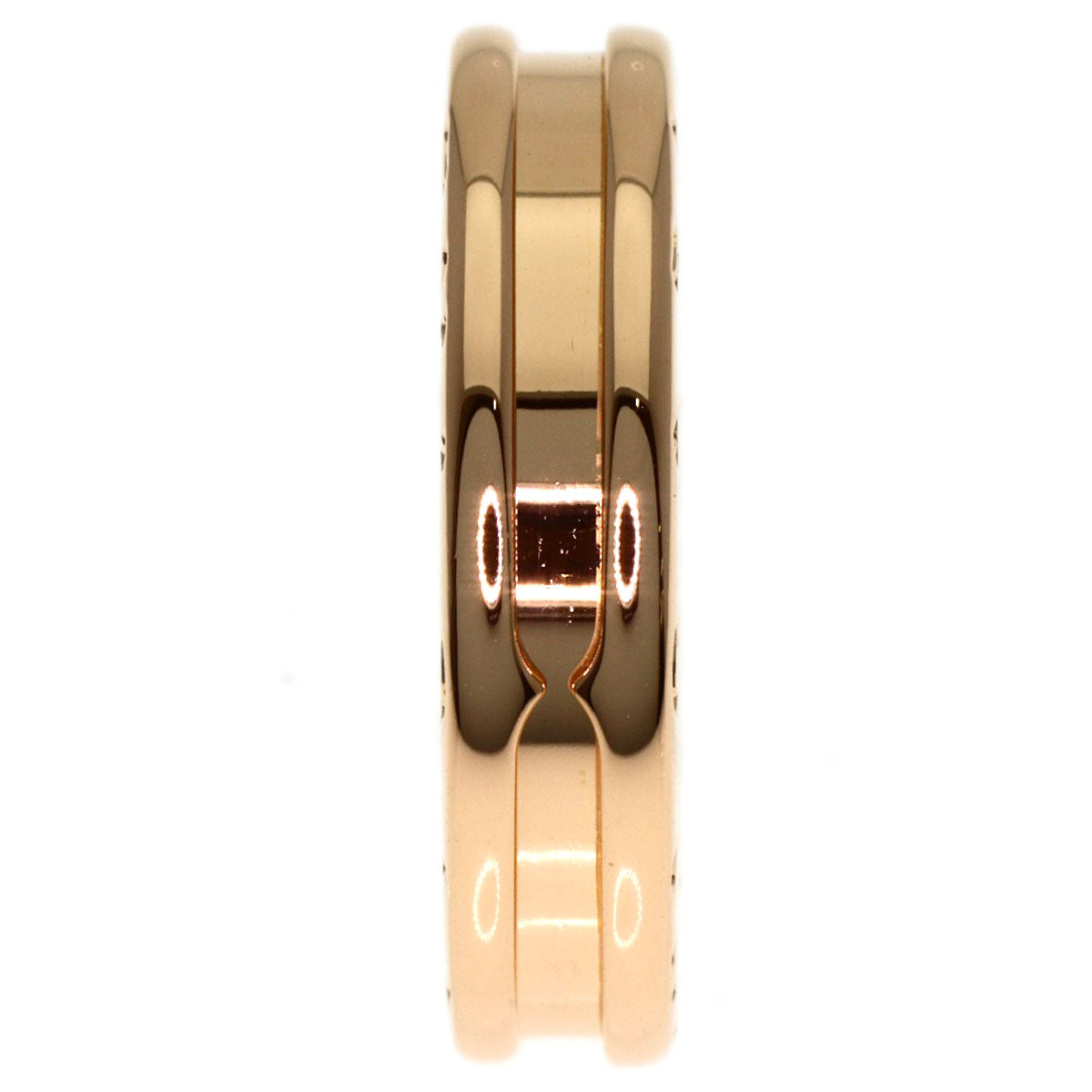 BVLGARI B.zero1 1 band #49 Ring K18 Pink Gold Ladies [Used]