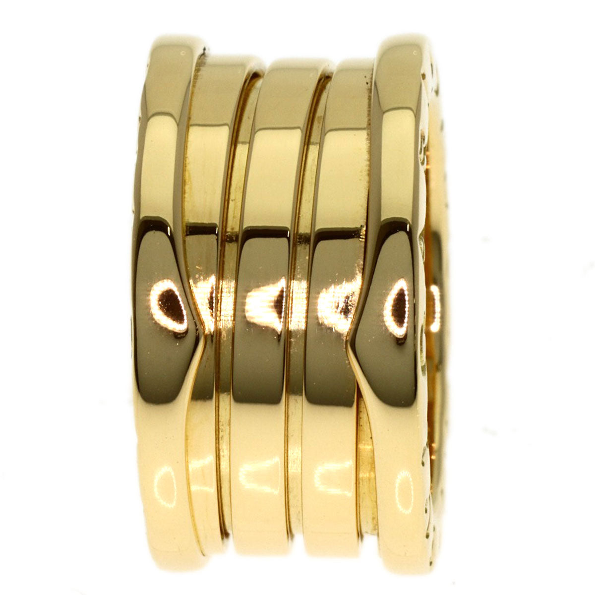BVLGARI B.zero1 3 band #48 Ring K18 Yellow Gold Ladies [Used]