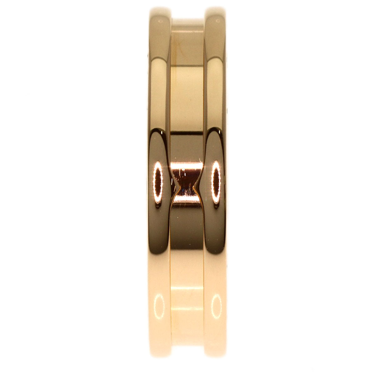 BVLGARI B.zero1 1 band #49 Ring K18 Pink Gold Ladies [Used]