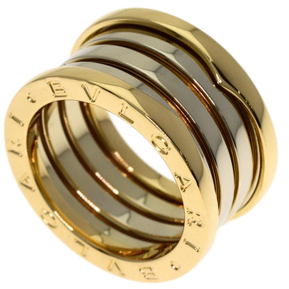 BVLGARI B.zero1 3-band Ginza Limited Edition #51 Ring K18 Yellow Gold K18 White GoldLadies [Used]