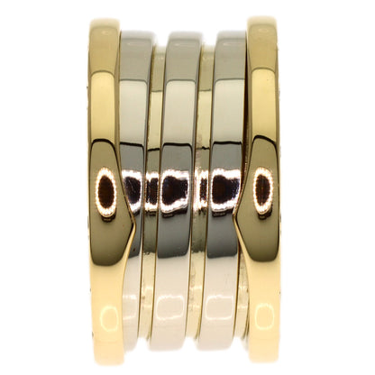 BVLGARI B.zero1 3-band Ginza Limited Edition #51 Ring K18 Yellow Gold K18 White GoldLadies [Used]