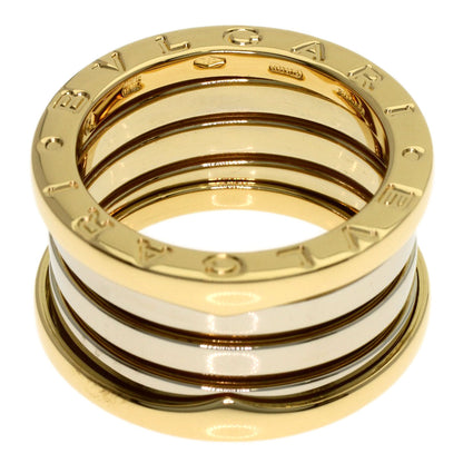 BVLGARI B.zero1 3-band Ginza Limited Edition #51 Ring K18 Yellow Gold K18 White GoldLadies [Used]