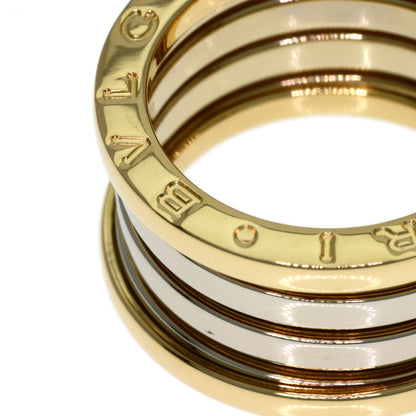 BVLGARI B.zero1 3-band Ginza Limited Edition #51 Ring K18 Yellow Gold K18 White GoldLadies [Used]