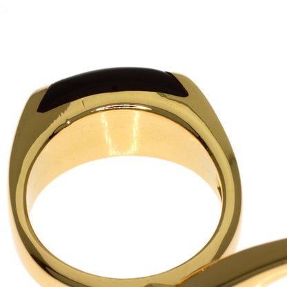 BVLGARI Tronchetto Onyx Pendant top K18 Yellow Gold Ladies [Used]