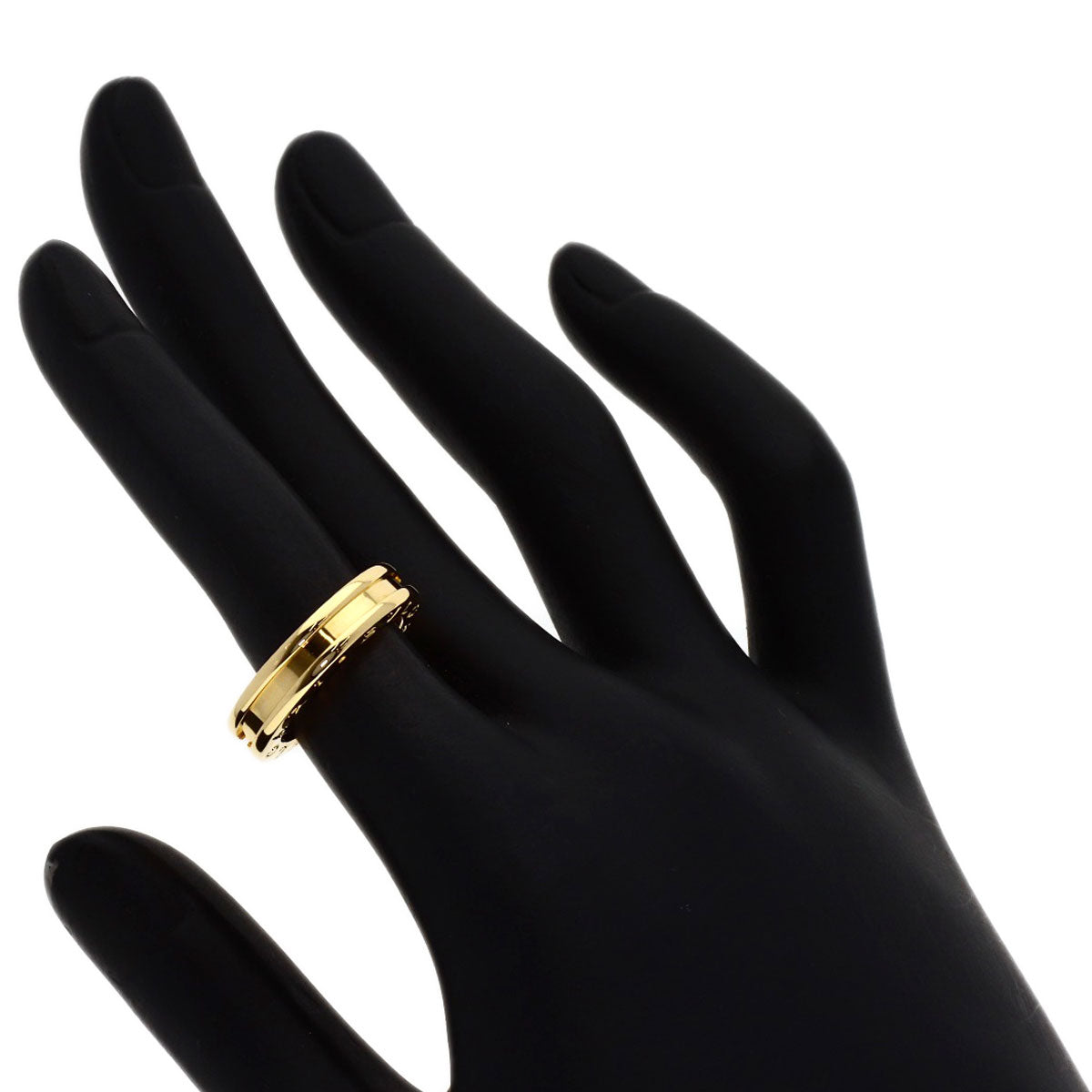 BVLGARI B.zero1 1 band #48 Ring K18 Yellow Gold Ladies [Used]
