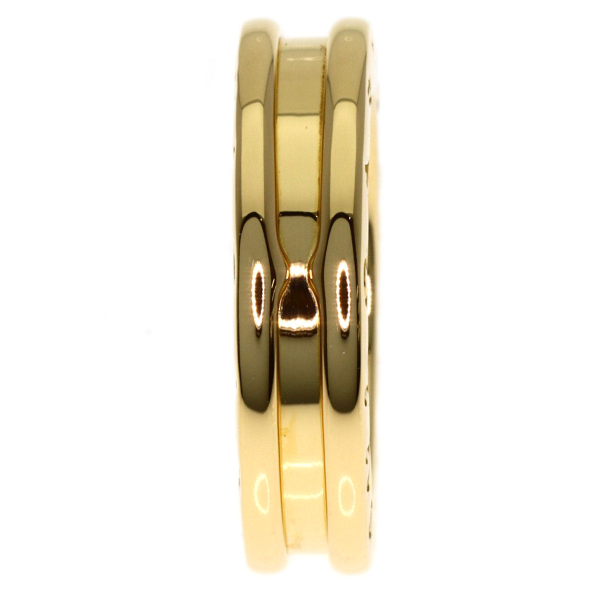 BVLGARI B.zero1 1 Band #46 Ring K18 Yellow Gold Ladies [Used]