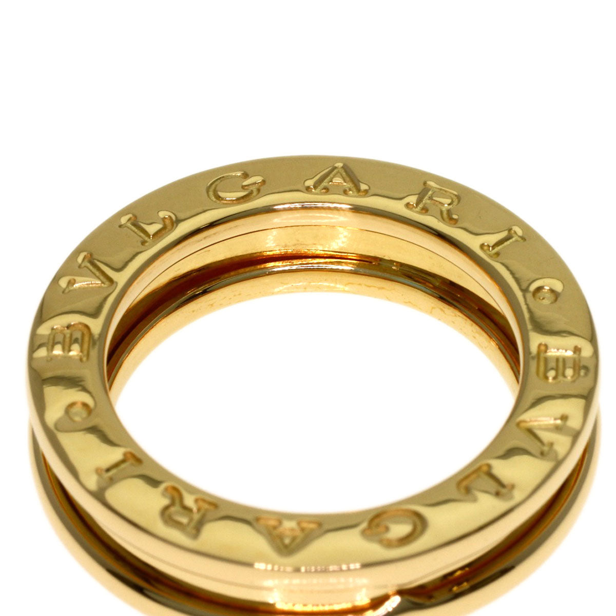 BVLGARI B.zero1 1 Band #46 Ring K18 Yellow Gold Ladies [Used]