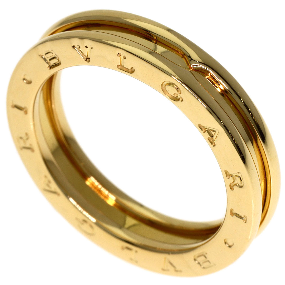 BVLGARI B.zero1 1 band #60 Ring K18 Yellow Gold Ladies [Used]