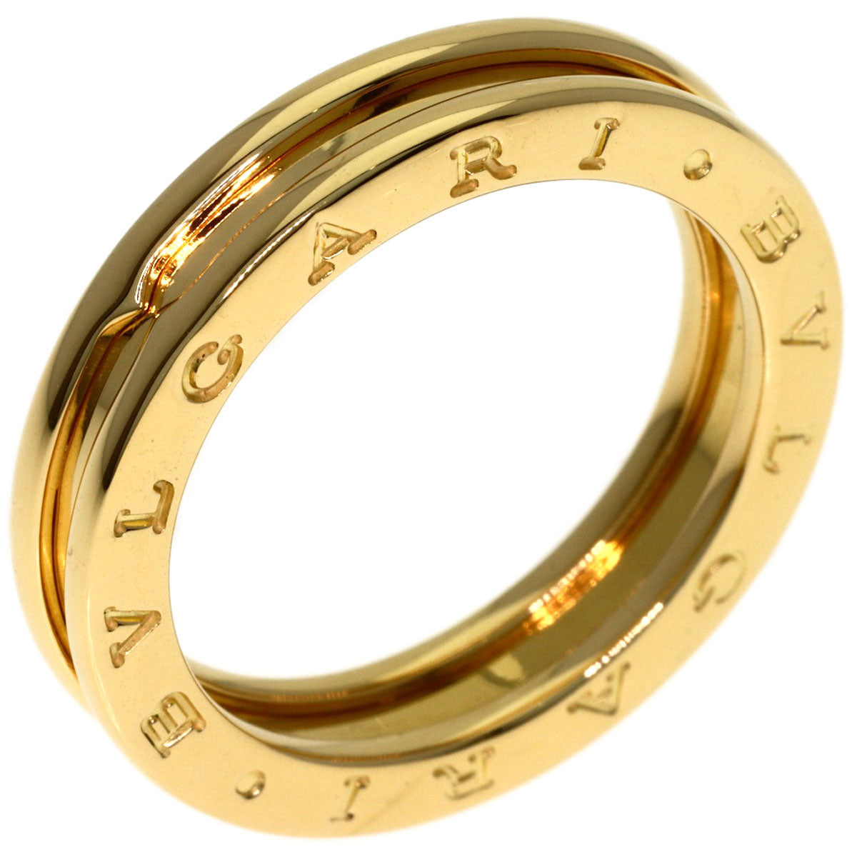 BVLGARI B.zero1 1 band #60 Ring K18 Yellow Gold Ladies [Used]