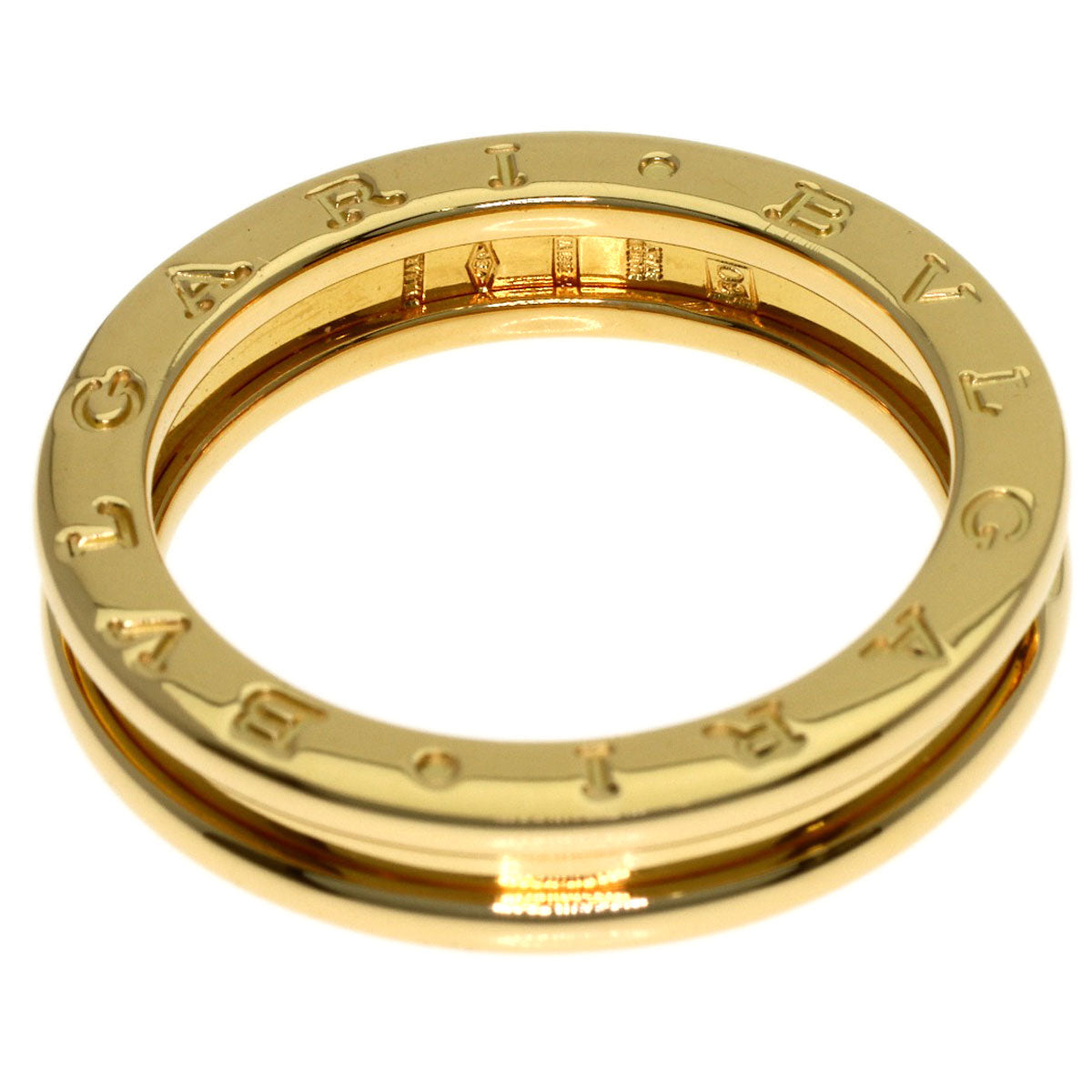 BVLGARI B.zero1 1 band #60 Ring K18 Yellow Gold Ladies [Used]