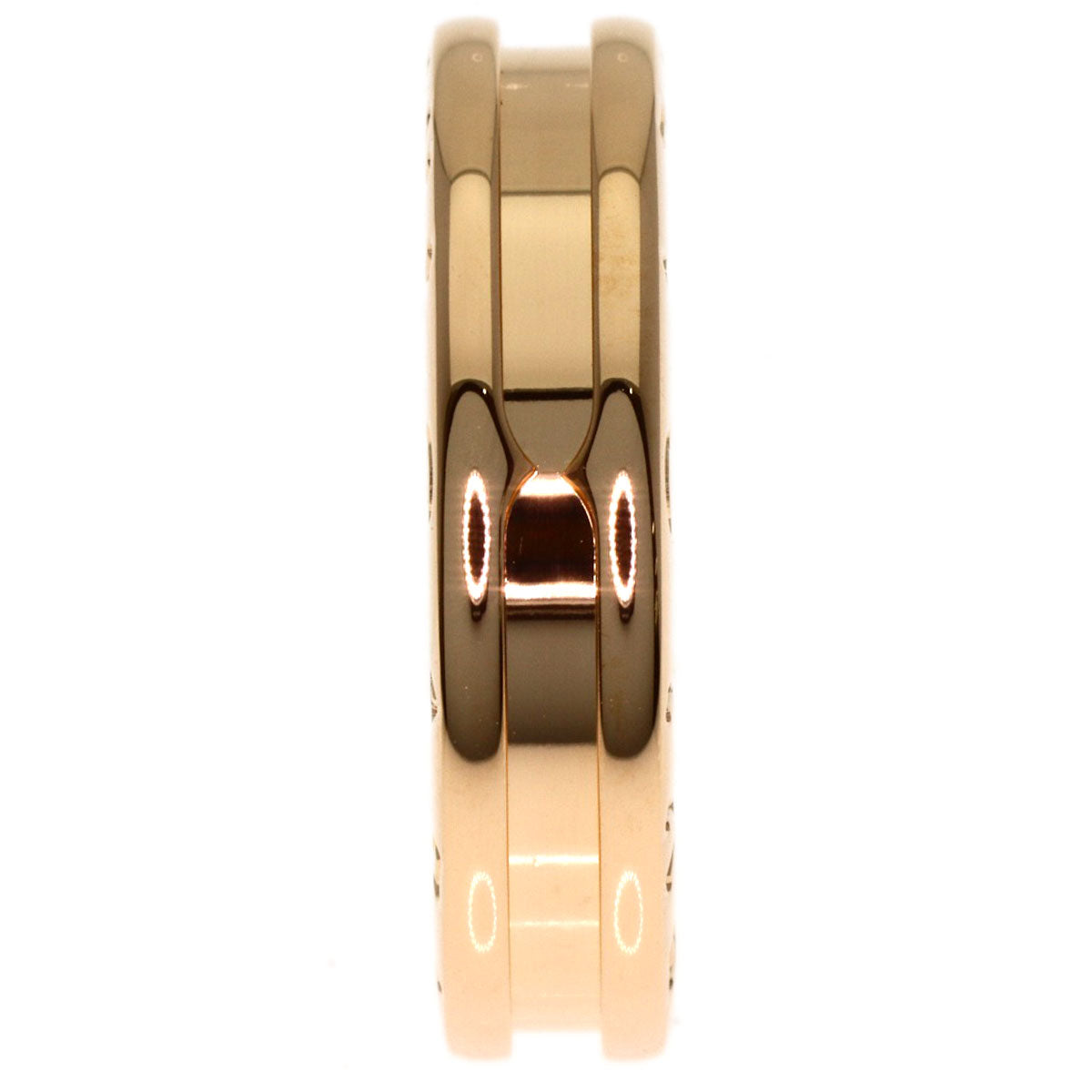 BVLGARI B.zero1 1 band #48 Ring K18 Pink Gold Ladies [Used]