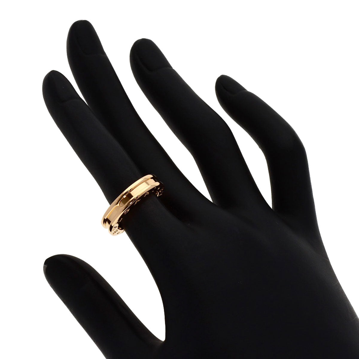 BVLGARI B.zero1 1 band #48 Ring K18 Pink Gold Ladies [Used]