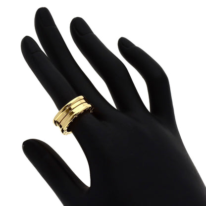 BVLGARI B.zero1 2 Band #51 Ring K18 Yellow Gold Ladies [Used]