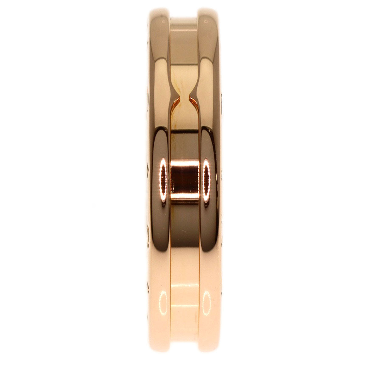 BVLGARI B.zero1 1 band #53 Ring K18 Pink Gold Ladies [Used]