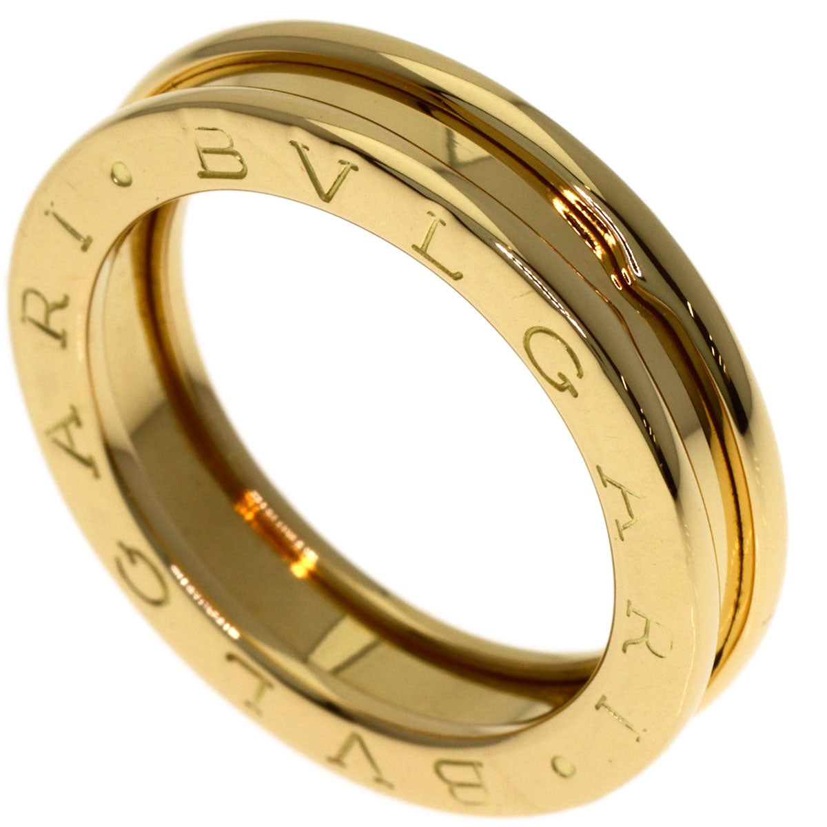 BVLGARI B.zero1 1 band #51 Ring K18 Yellow Gold Ladies [Used]