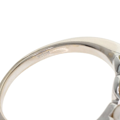 MIKIMOTO Perlita Mikimoto Pearl Pearl Ring K18 White Gold Ladies [Used]