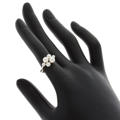 MIKIMOTO Perlita Mikimoto Pearl Pearl Ring K18 White Gold Ladies [Used]