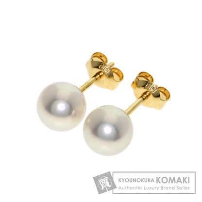 MIKIMOTO Pearl Pearl earring K18 Yellow Gold Ladies [Used]